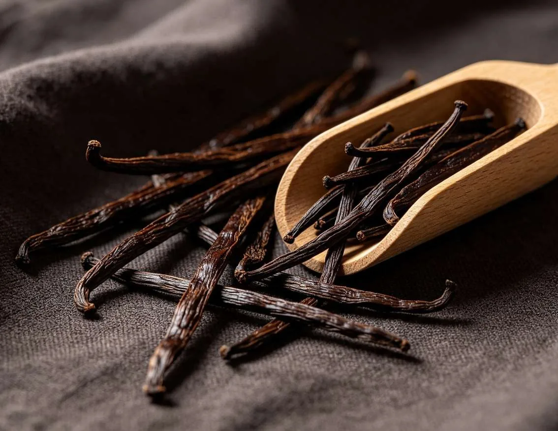 Vanilla product photograph